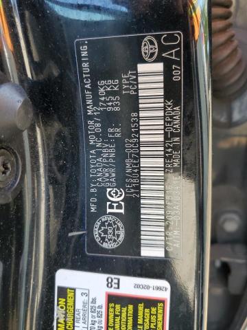 2013 TOYOTA COROLLA BASE  