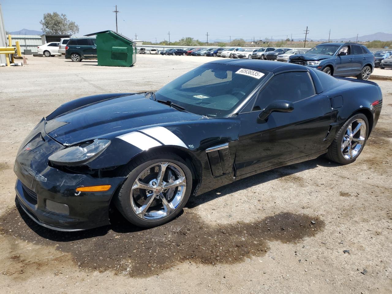 2010 Chevrolet Corvette Grand Sport იყიდება Tucson-ში, AZ - Front End