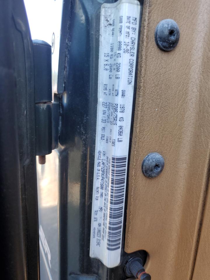 1997 Jeep Wrangler / Tj Se VIN: 1J4FY29PXVP471600 Lot: 61896855