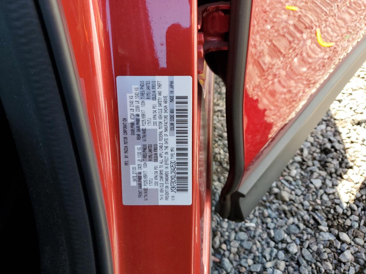 MAZDA CX-5 2020 VIN JM3KFBCM0L0842530 photo 14