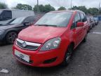 2013 VAUXHALL ZAFIRA DES for sale at Copart WOLVERHAMPTON