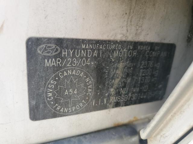 2004 HYUNDAI SANTA FE   