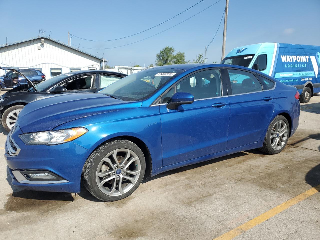 2017 Ford Fusion Se Hybrid zu verkaufen in Pekin, IL - Frame Damage