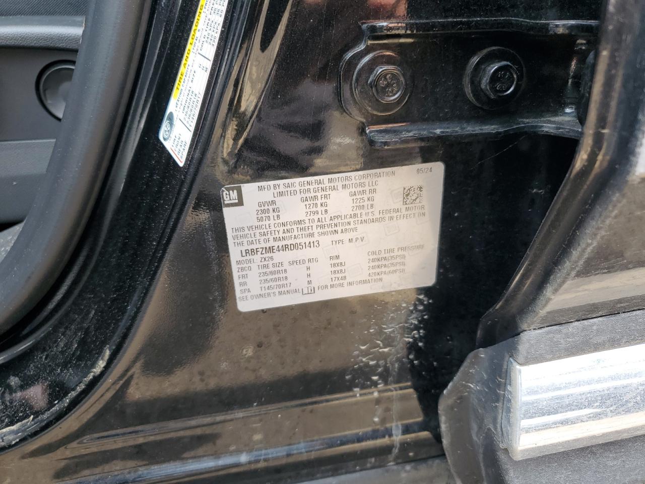 2024 Buick Envision Preferred VIN: LRBFZME44RD051413 Lot: 61664715