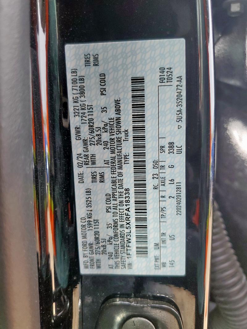 2024 FORD F150 XLT  
