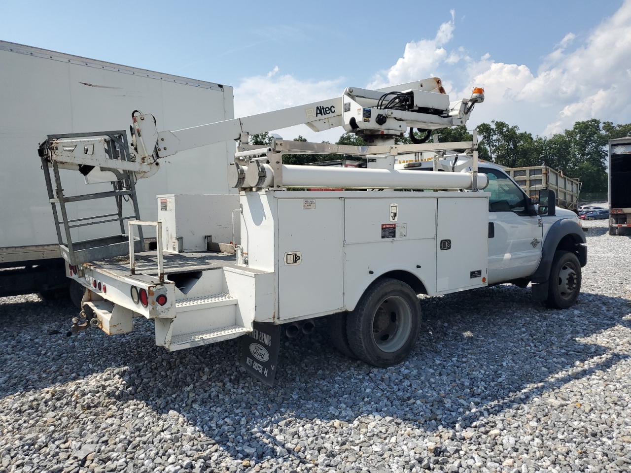 2014 Ford F550 Super Duty white null diesel 1FDUF5GT6EEB30688 photo #4