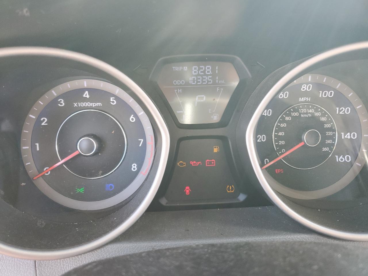 2013 Hyundai Elantra Gls VIN: KMHDH4AE7DU862458 Lot: 62595975