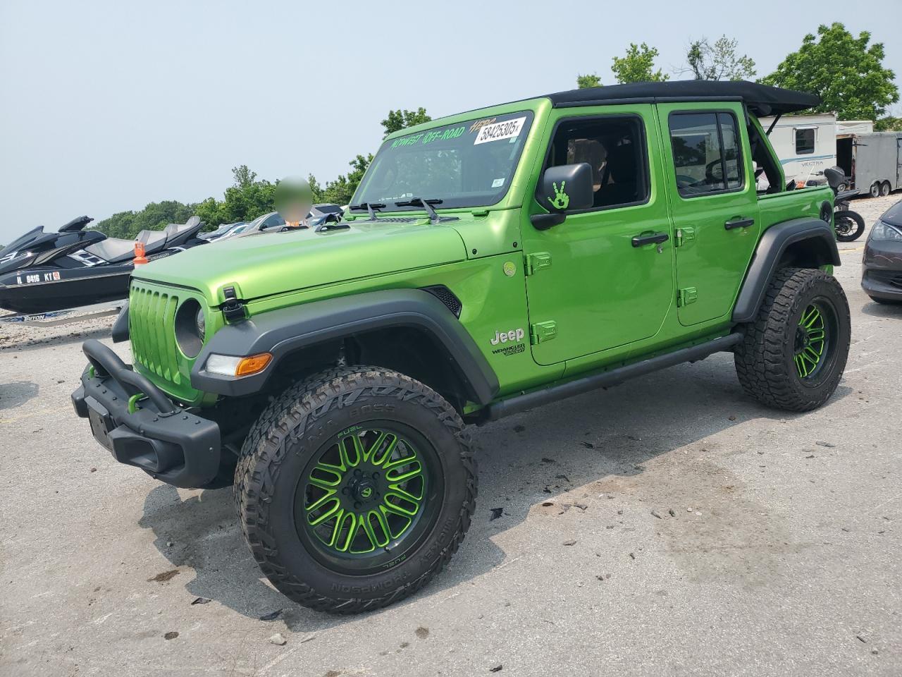 2018 Jeep Wrangler Unlimited Sport იყიდება Bridgeton-ში, MO - Rear End