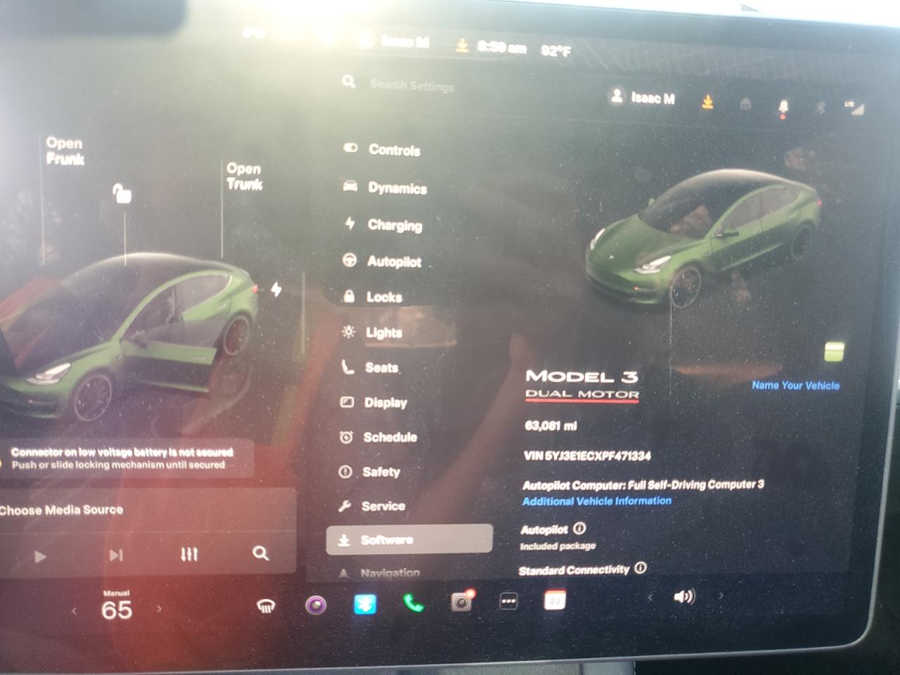 2023 Tesla Model 3 VIN: 5YJ3E1ECXPF471334 Lot: 61958745