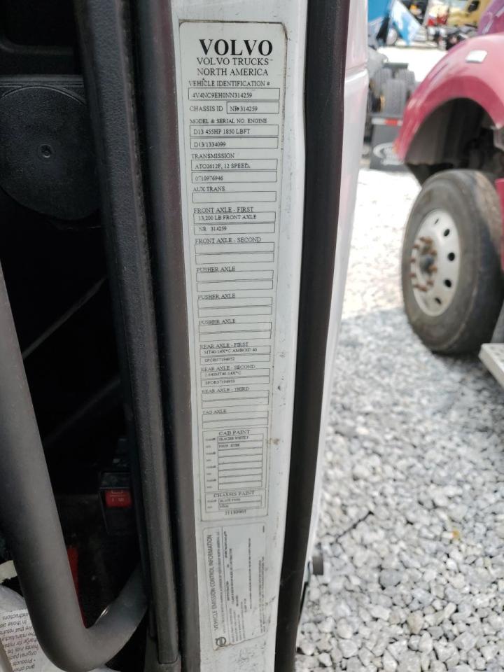 2022 Volvo Vnl Semi Truck VIN: 4V4NC9EH0NN314259 Lot: 58818275