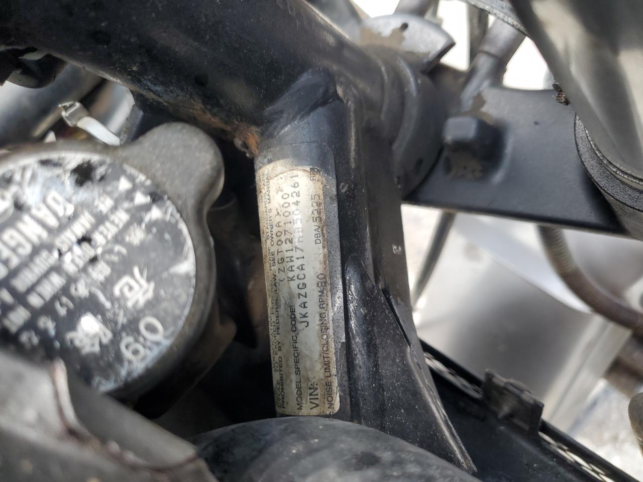 jkazgca17hb504261 JKAZGCA17HB504261 1987 Kawasaki Zg1000