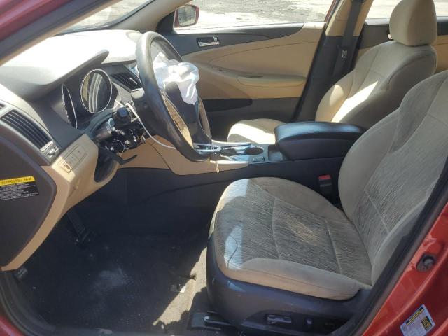  HYUNDAI SONATA 2014 Czerwony