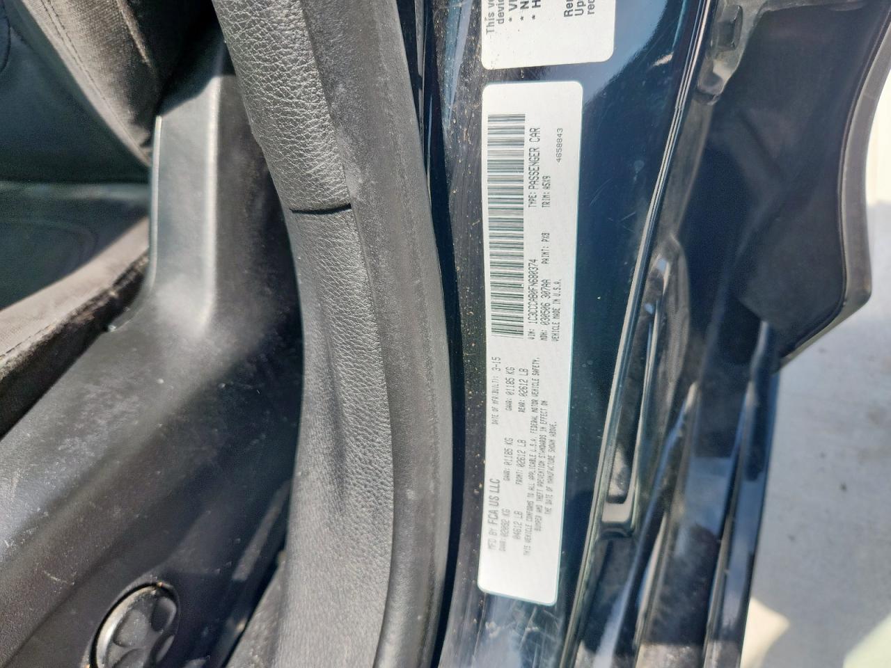 2015 Chrysler 200 Limited VIN: 1C3CCCAB0FN680374 Lot: 60542615