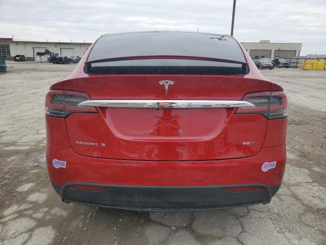  TESLA MODEL X 2018 Red