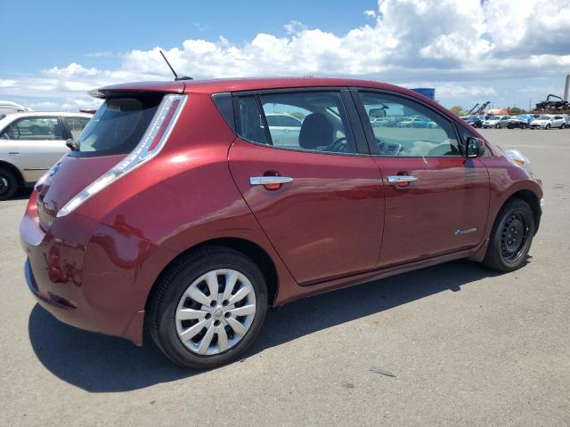  NISSAN LEAF 2017 Maroon