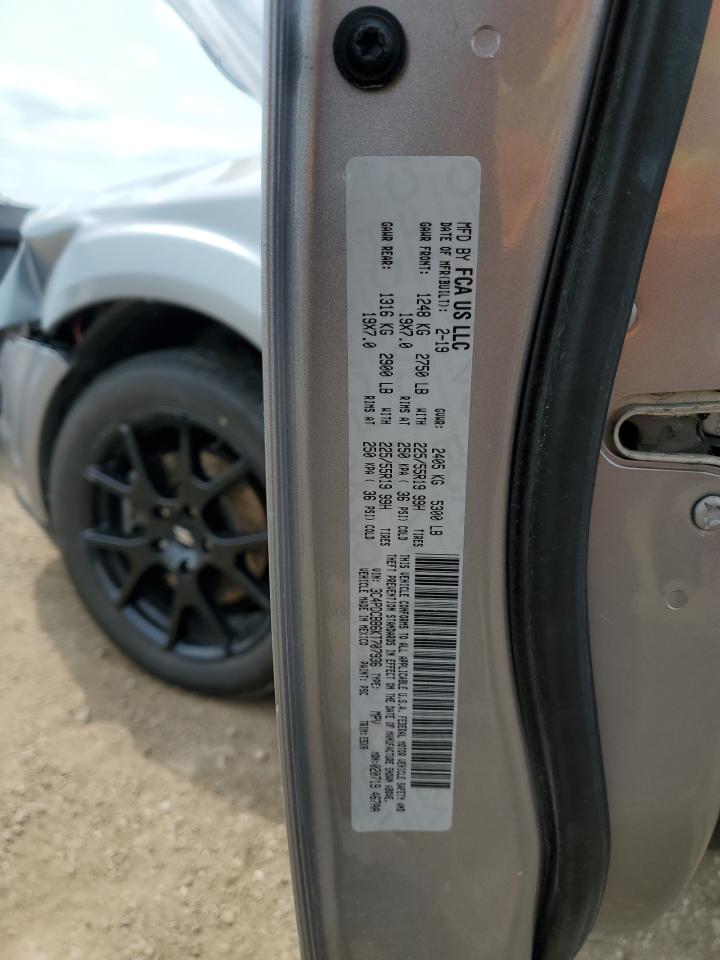 2019 Dodge Journey Se VIN: 3C4PDCBB6KT707936 Lot: 59888695