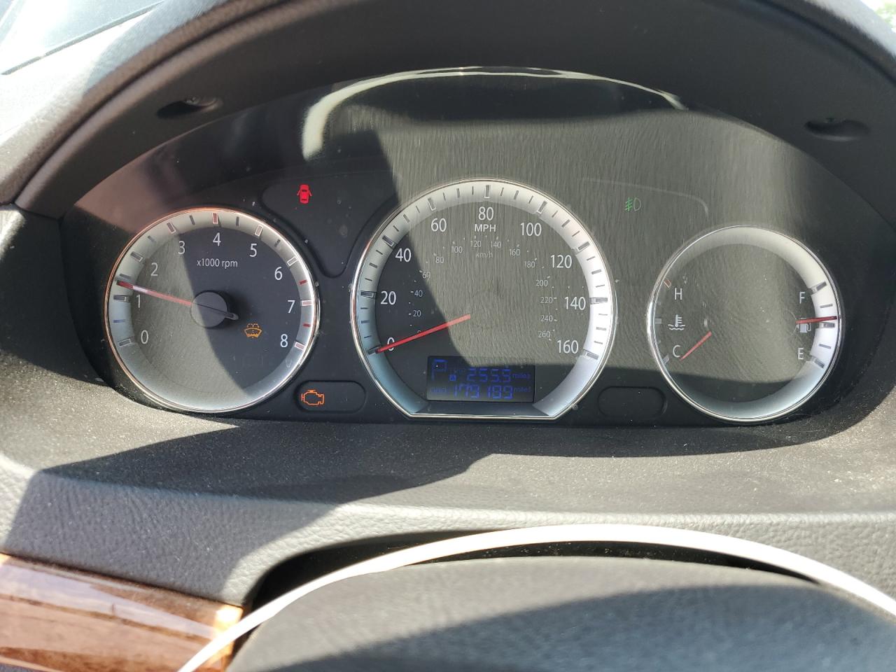 HYUNDAI SONATA 2009 VIN 5NPEU46F79H453044 фото 9