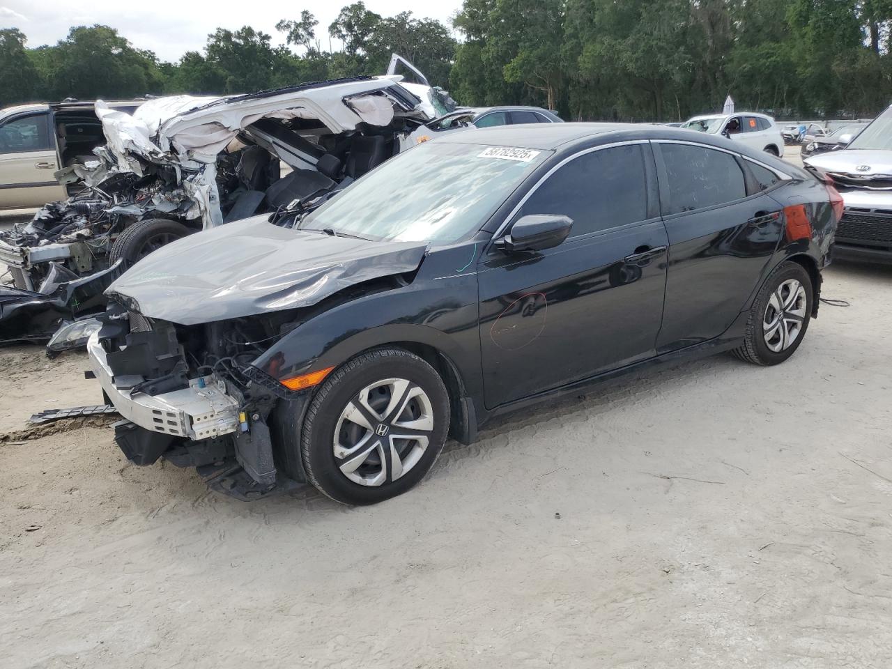 2017 Honda Civic Lx იყიდება Ocala-ში, FL - Rear End