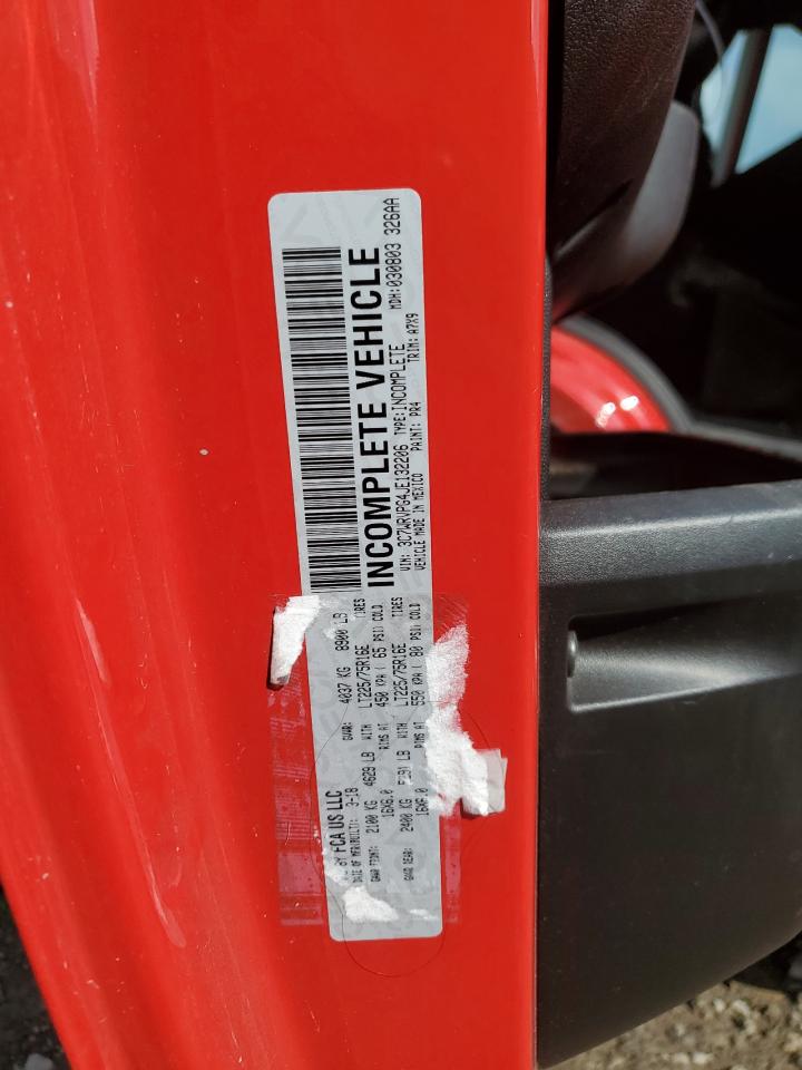 2018 Ram Promaster 2500 2500 High VIN: 3C7WRVPG4JE132206 Lot: 61034385