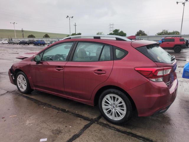  SUBARU IMPREZA 2018 Красный