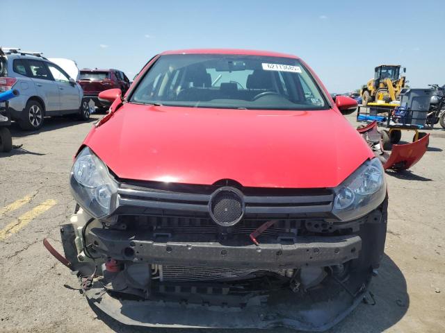  VOLKSWAGEN GOLF 2012 Czerwony