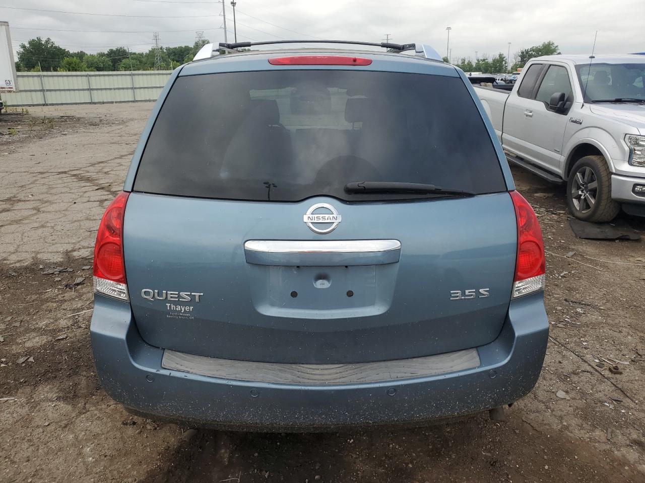 2008 Nissan Quest S VIN: 5N1BV28UX8N111145 Lot: 62165245