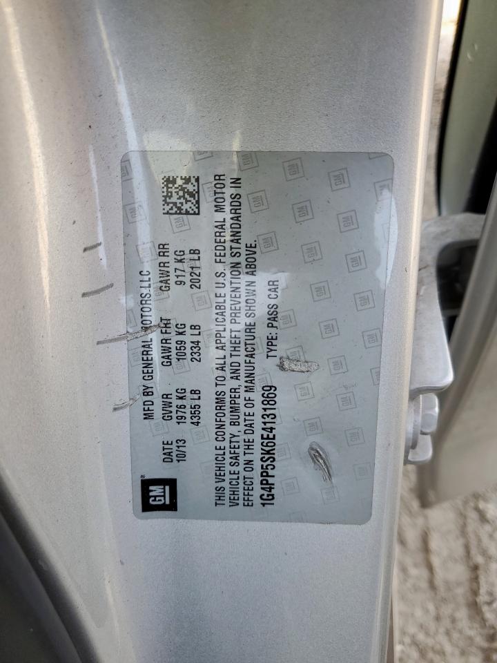 2014 Buick Verano VIN: 1G4PP5SK6E4131869 Lot: 61668705