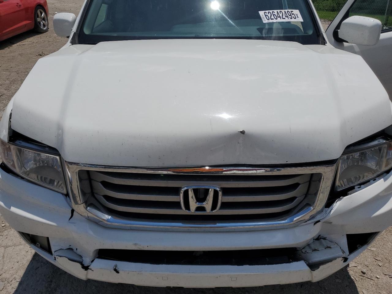 2012 Honda Ridgeline Rtl VIN: 5FPYK1F56CB002709 Lot: 62642495