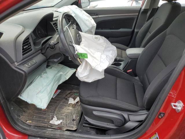  HYUNDAI ELANTRA 2019 Czerwony