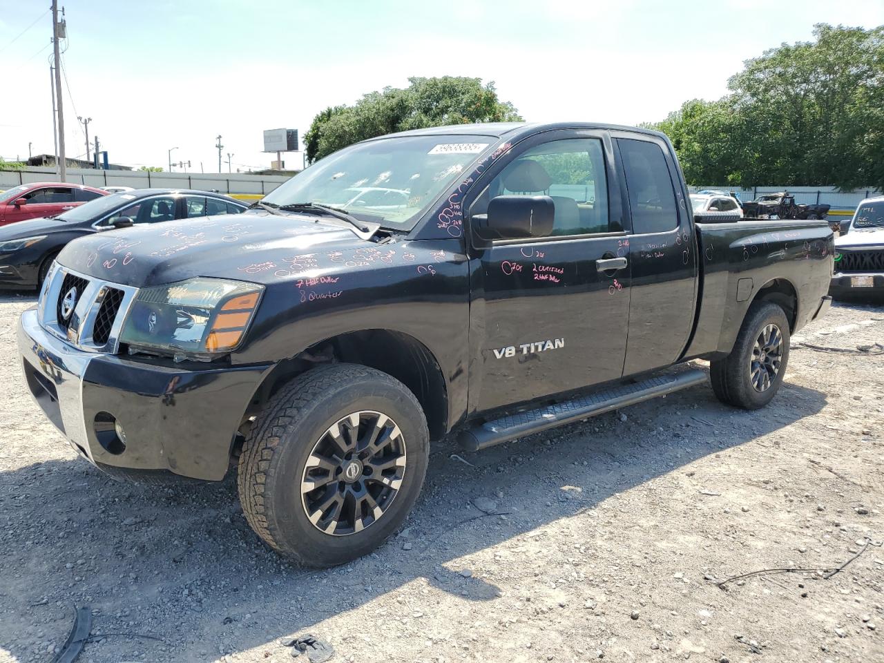 2008 Nissan Titan Xe na sprzedaż w Oklahoma City, OK - Front End