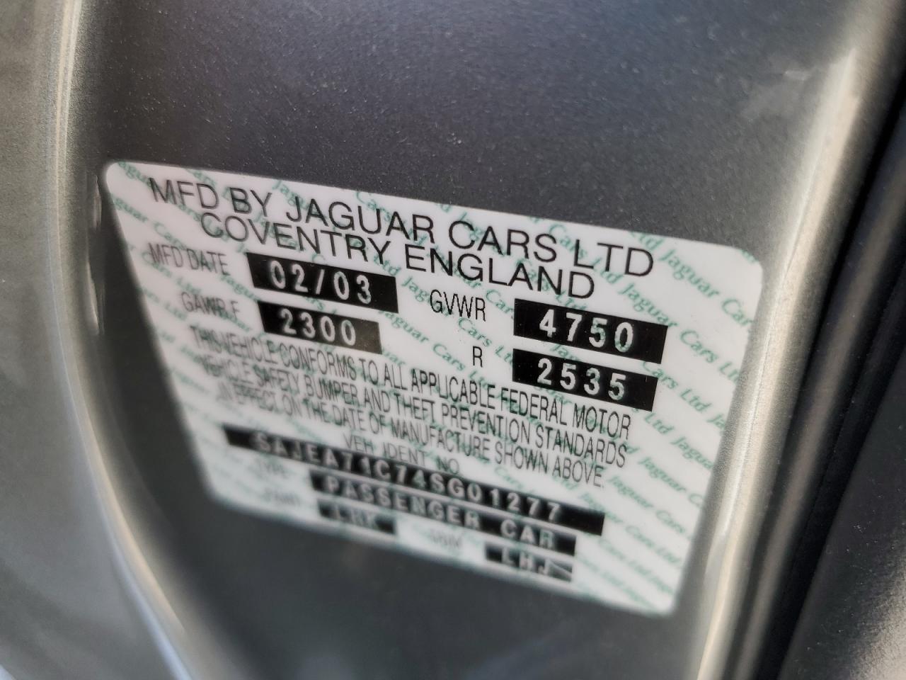 2004 Jaguar Xj8 VIN: SAJEA71C74SG01277 Lot: 62124345