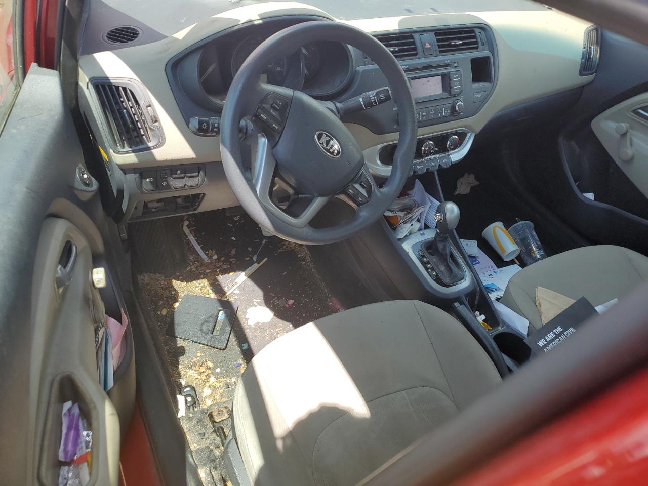 2014 Kia Rio Lx VIN: KNADM4A36E6395258 Lot: 62276605