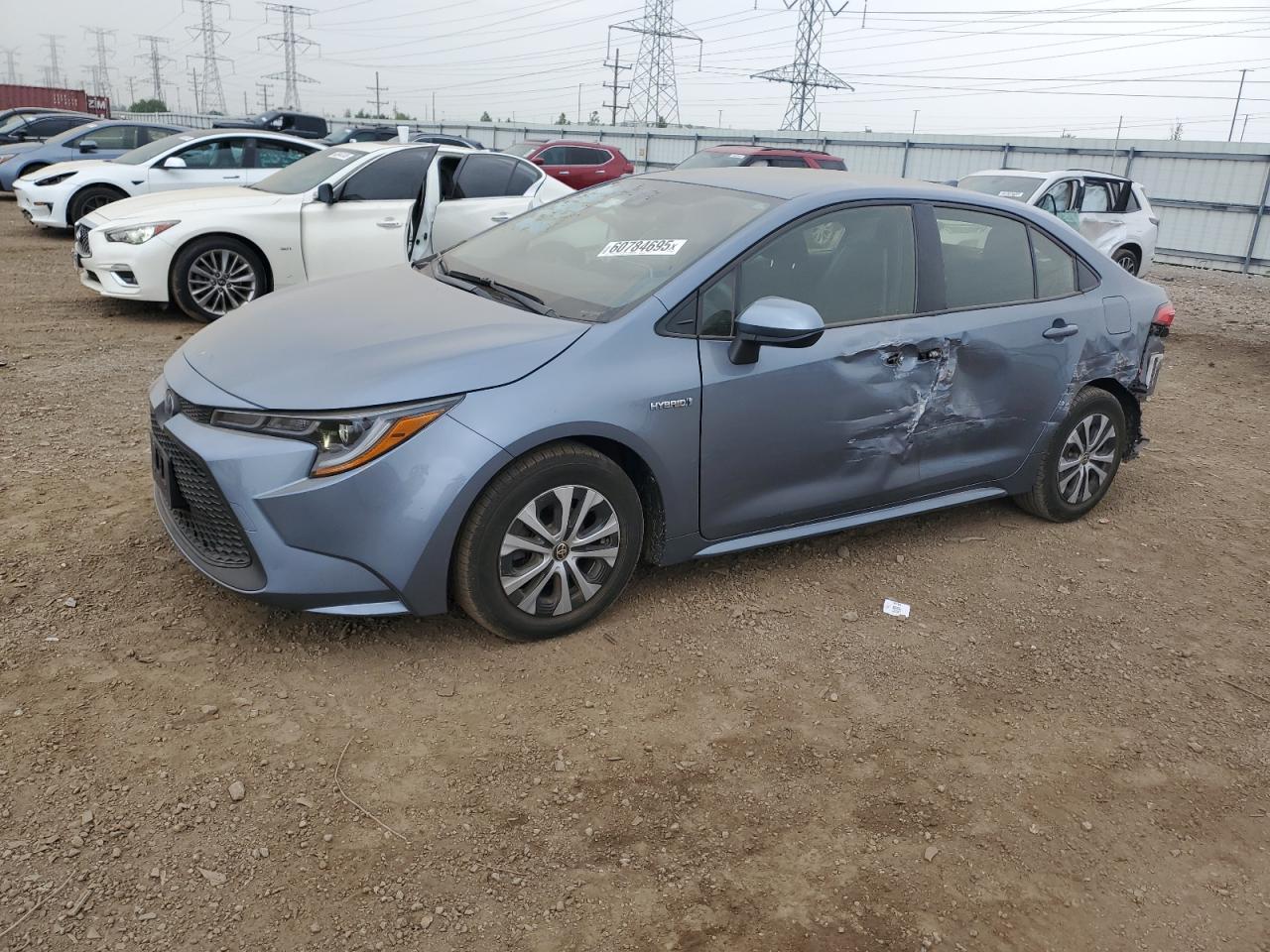2021 Toyota Corolla Le იყიდება Elgin-ში, IL - Rear End
