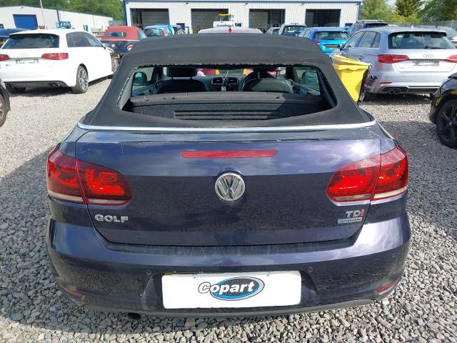 2012 VOLKSWAGEN GOLF S BLU