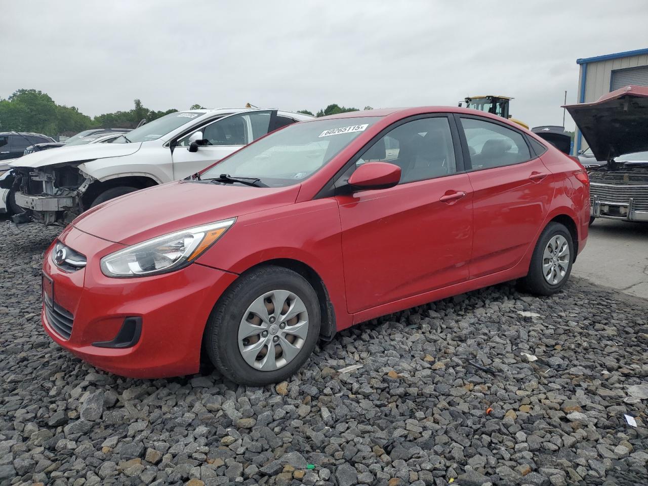 2016 Hyundai Accent Se იყიდება Duryea-ში, PA - Side