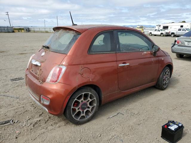  FIAT 500 2012 Pomarańczowy