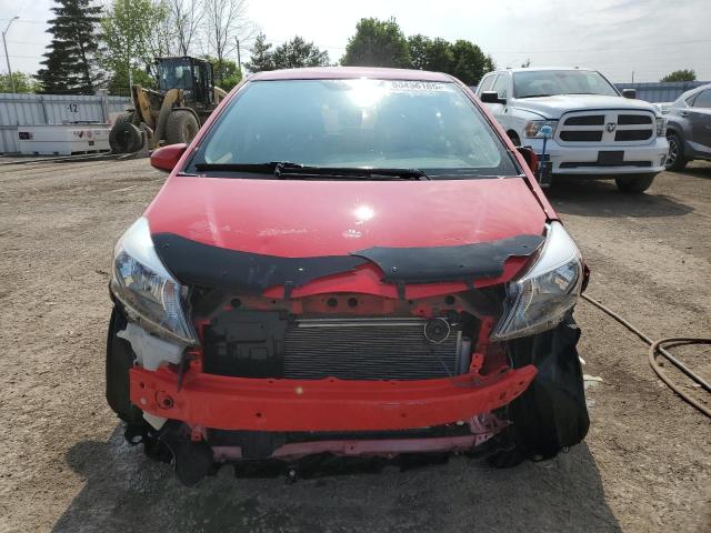 Hatchbacks TOYOTA YARIS 2013 Czerwony