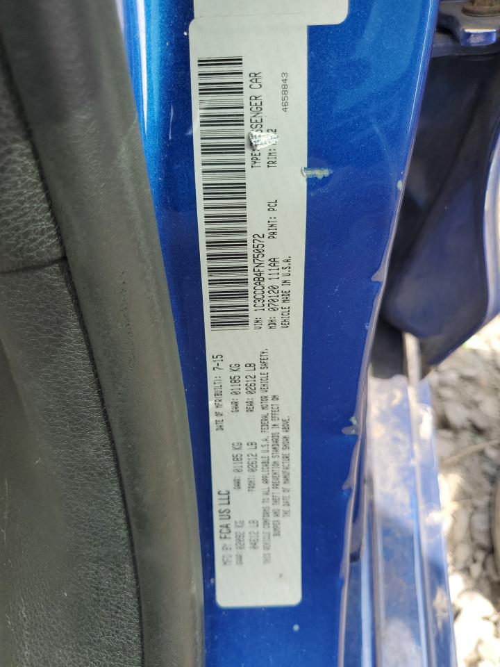 CHRYSLER 200 2015 VIN 1C3CCCAB4FN750572 фото 12