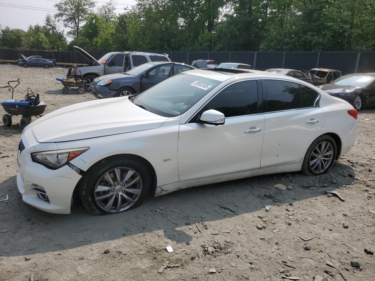 2017 Infiniti Q50 Premium de vânzare în Waldorf, MD - Front End