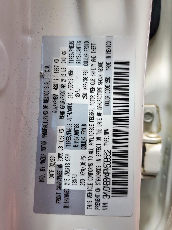 2023 Mazda Cx-30 Select VIN: 3MVDMBBM4PM539552 Lot: 63078755