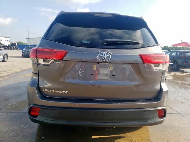  TOYOTA HIGHLANDER 2019 Серый