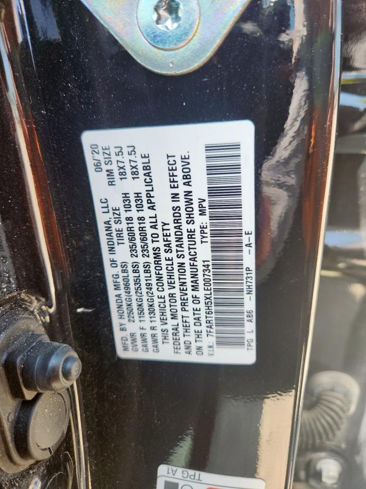 2020 Honda Cr-V Ex VIN: 7FART6H5XLE007341 Lot: 59765845