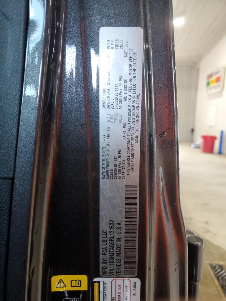 2024 Jeep Gladiator Sport VIN: 1C6HJTAG6RL131532 Lot: 62413015