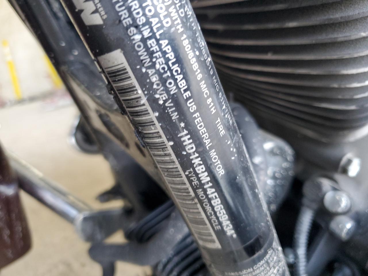 2015 Harley-Davidson Flhx Street Glide VIN: 1HD1KBM14FB659434 Lot: 59339105