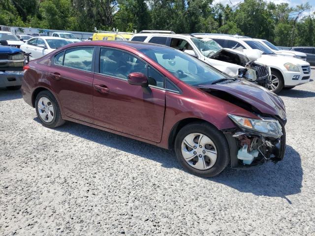  HONDA CIVIC 2013 Bordowy