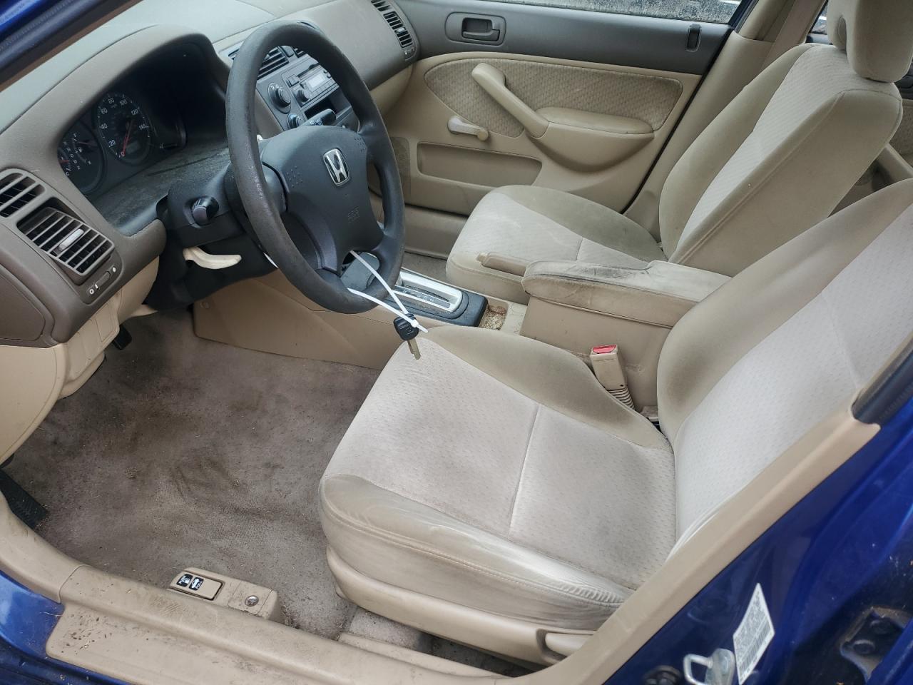 2004 Honda Civic Dx Vp VIN: 1HGES16334L015458 Lot: 60672115