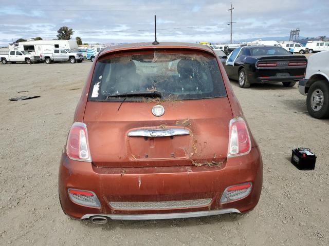  FIAT 500 2012 Pomarańczowy