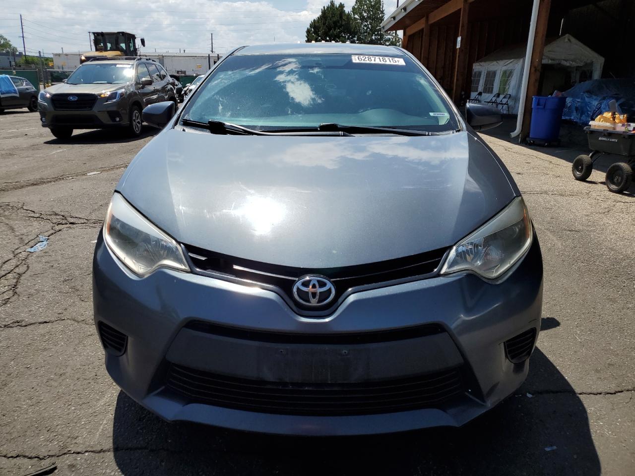 TOYOTA COROLLA 2014 VIN 2T1BURHE7EC060422 фото 5