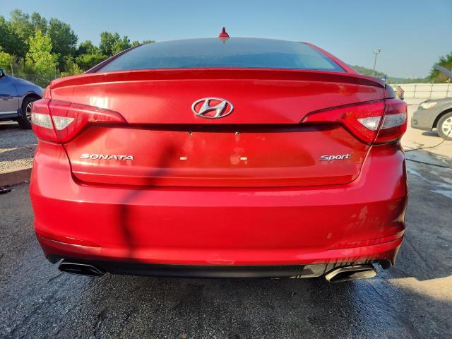  HYUNDAI SONATA 2017 Червоний