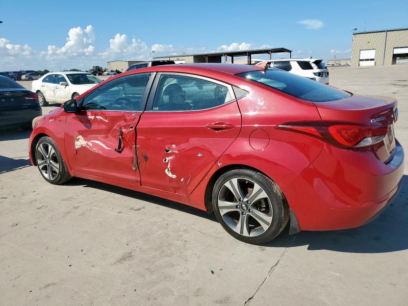  HYUNDAI ELANTRA 2014 Red